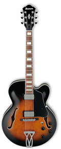 Ibanez AF75 Artcore Electric Guitar - Brown Sunburst