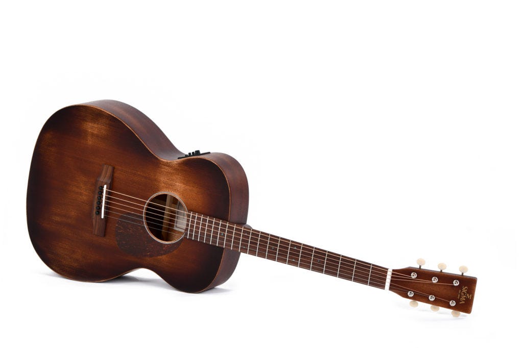 Sigma 000M-15E Aged 14-Fret Guitar - Mahogany
