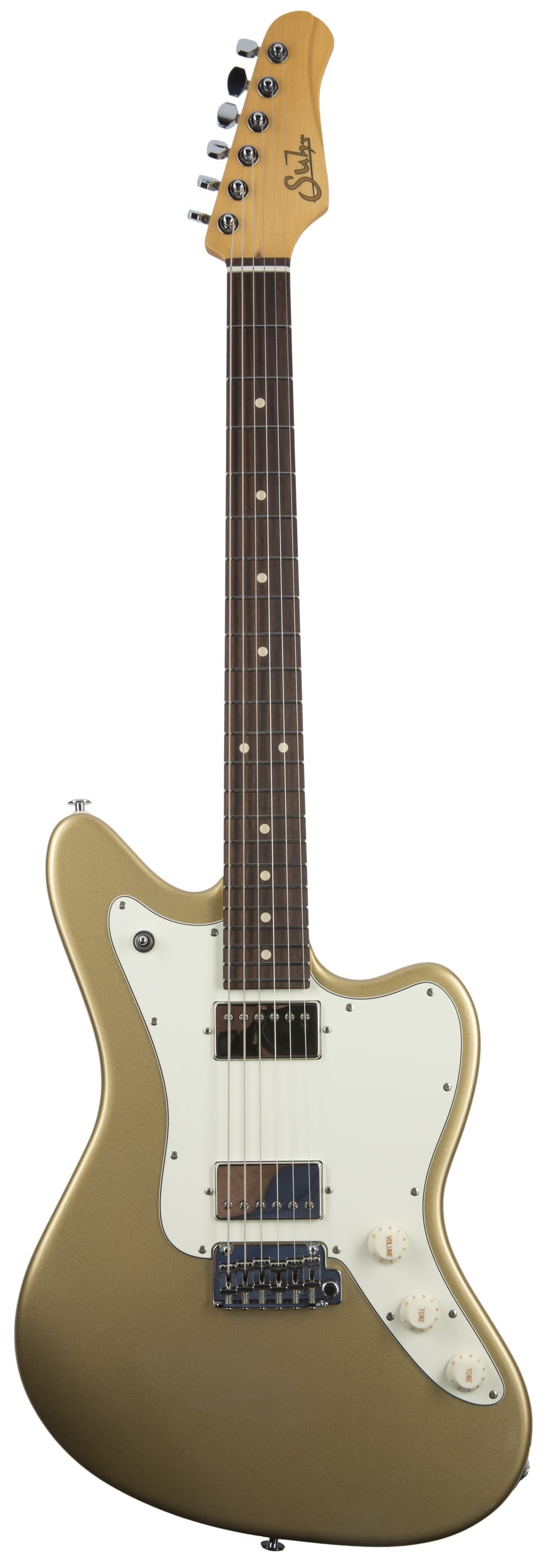 Suhr Classic JM Pro Electric Guitar - Gold RW (SSV Humbuckers / 510 Tremolo)