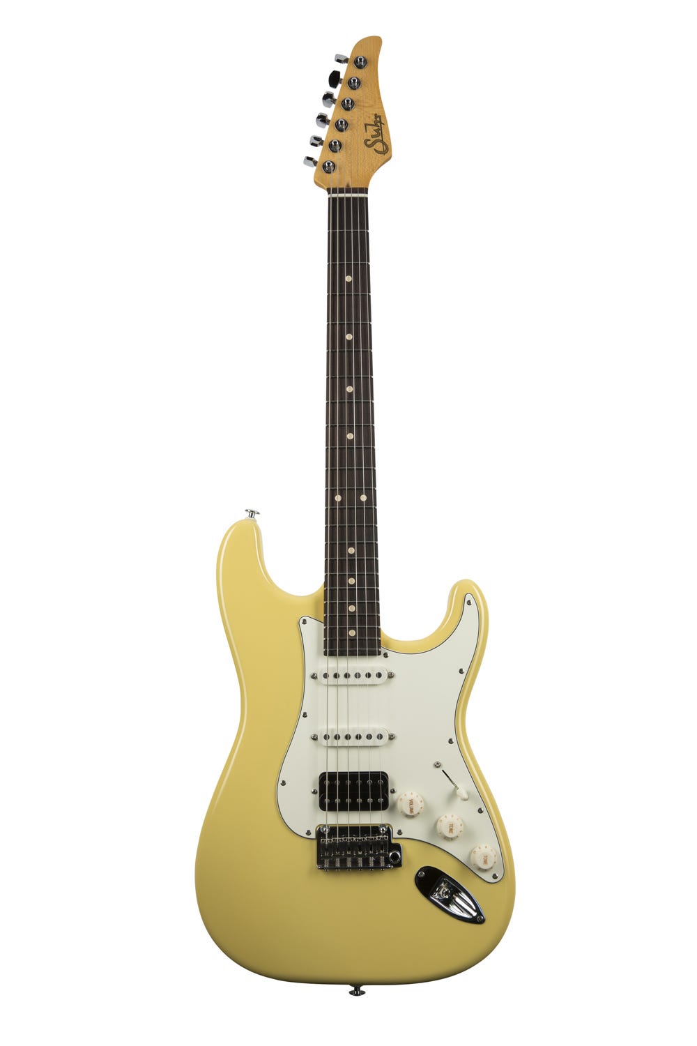 Suhr Classic S HSS Electric Guitar - Vintage Yellow RW