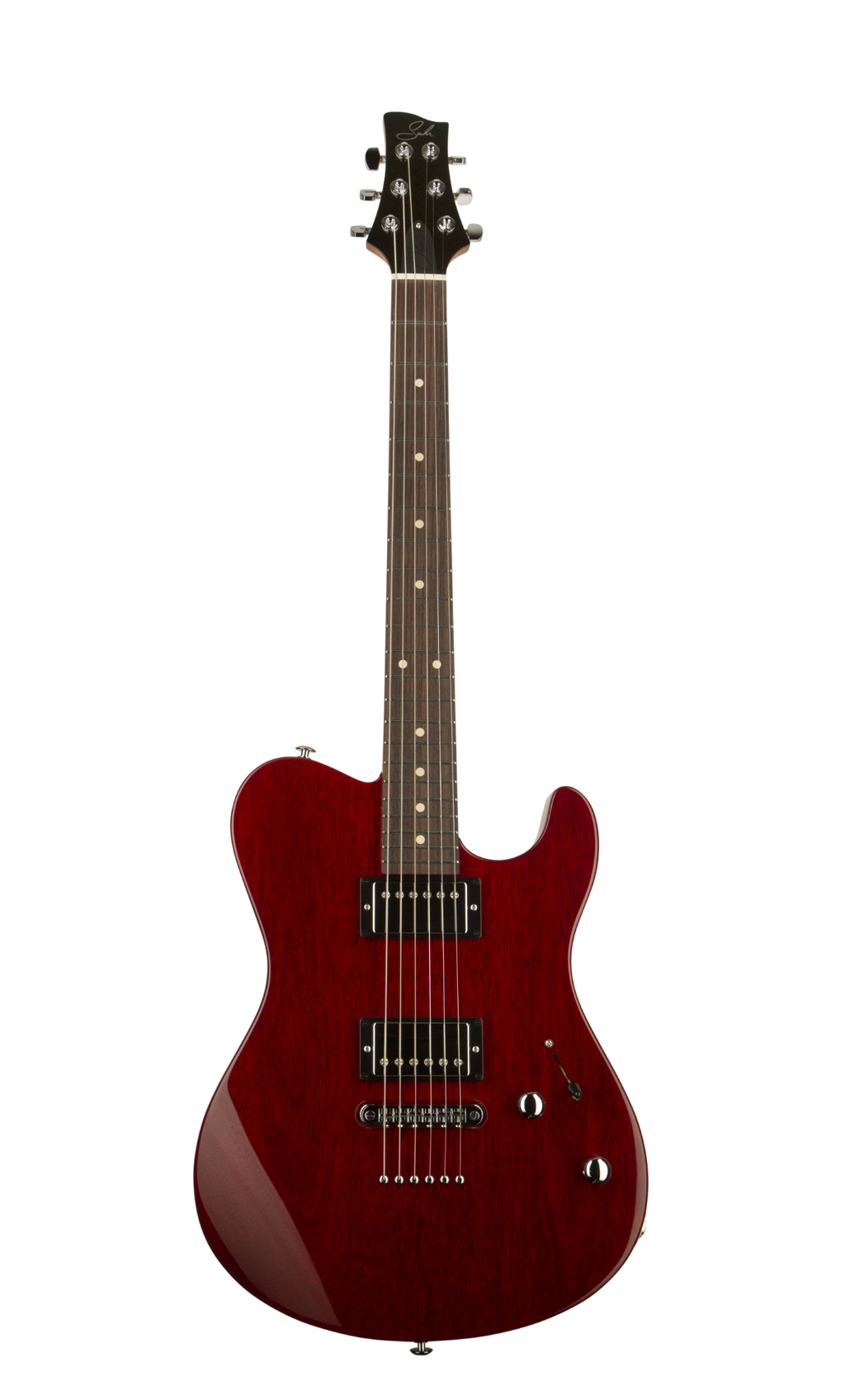 Suhr OSO Short Scale Electric Guitar - Mahogany - Trans Red RW - TP6
