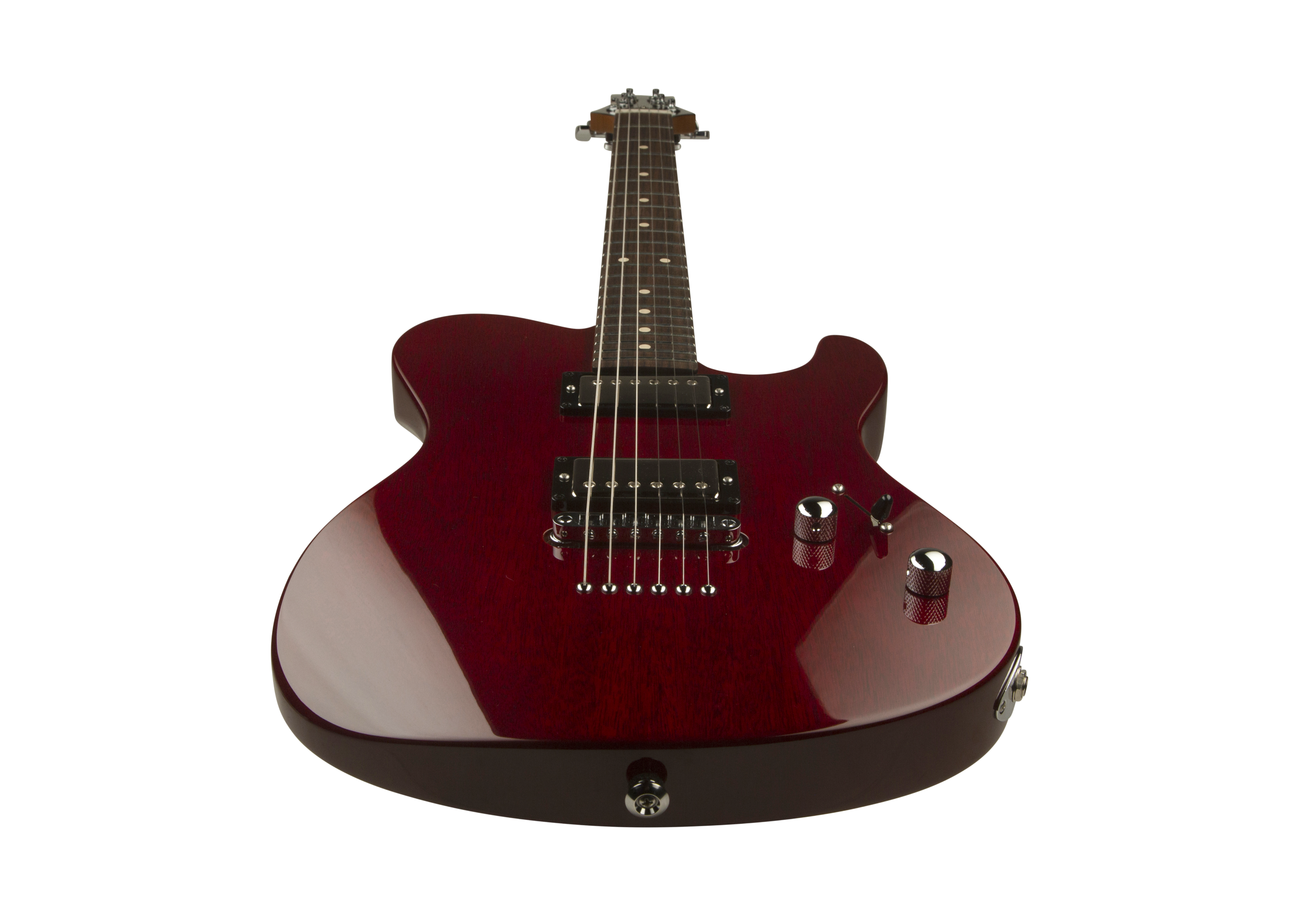 Suhr OSO Short Scale Electric Guitar - Mahogany - Trans Red RW - TP6