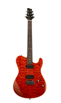 Suhr OSO Short Scale Electric Guitar - Mahogany - Orange Stain RW - 2-Post