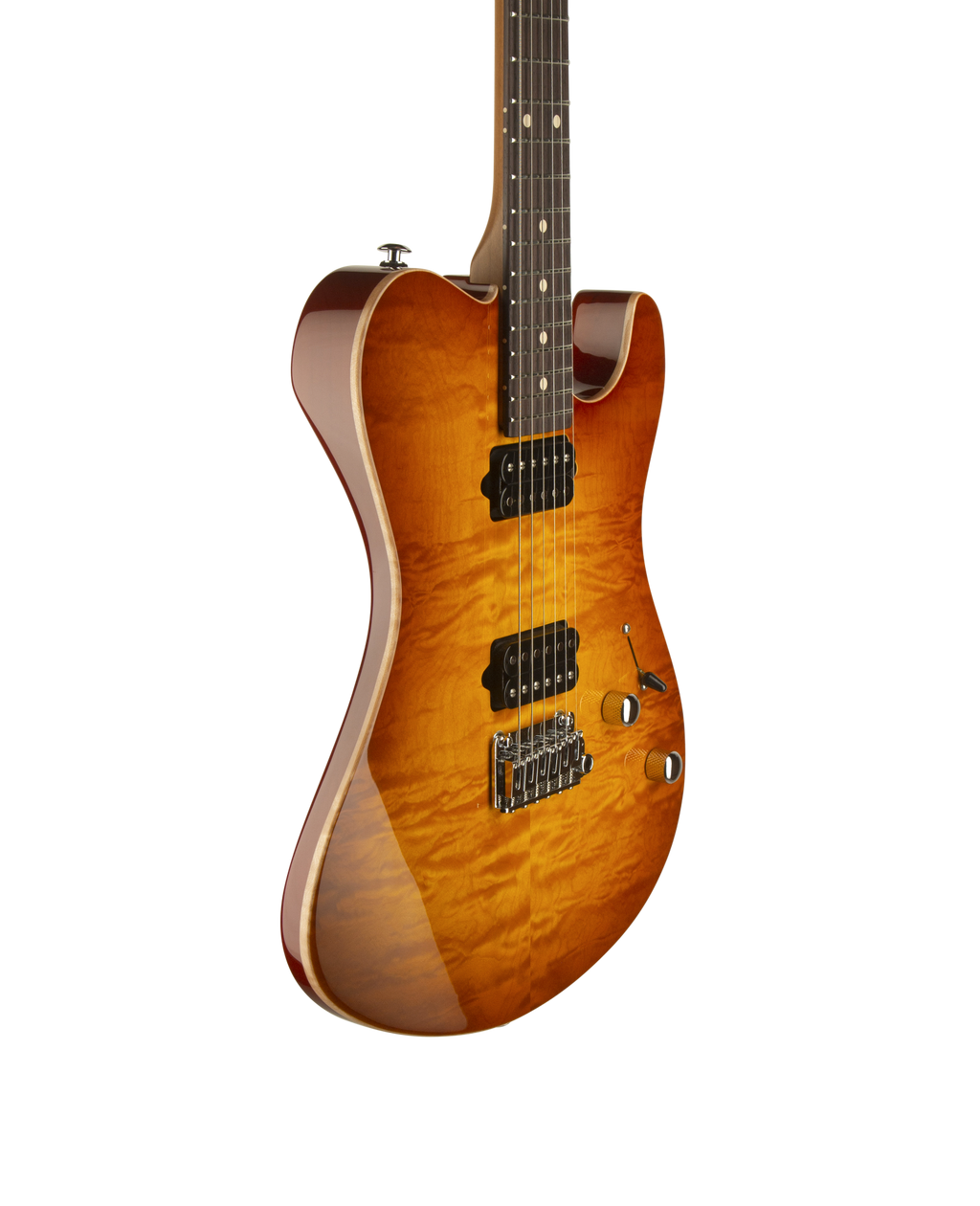 Suhr OSO Short Scale Electric Guitar - Alder - Tea Burst RW - 2-Post