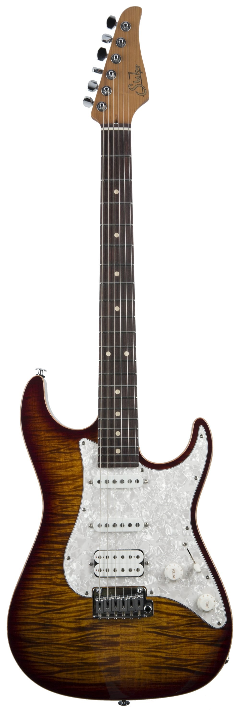 Suhr Standard Plus Guitar w/Deluxe Gigbag - Bengal Burst PF