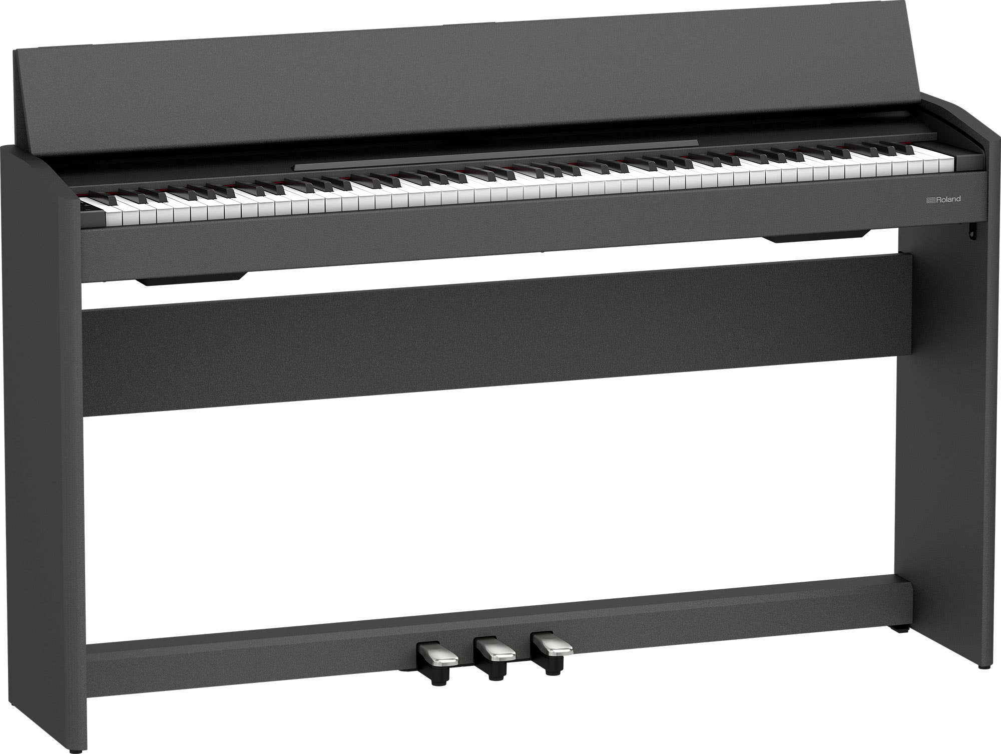 Roland F107BK Compact Digital Piano w/Matching Bench - Black