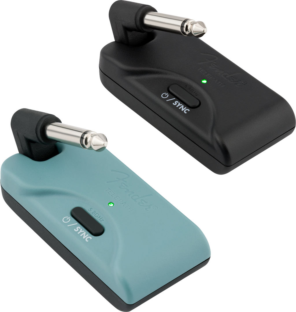 Fender Telepath Wireless System - Mystic Ice Blue and Black