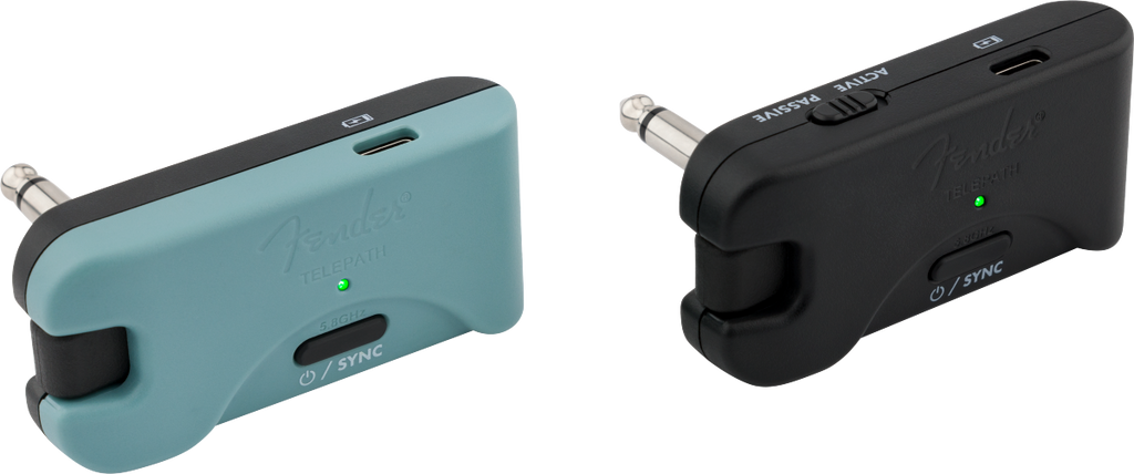 Fender Telepath Wireless System - Mystic Ice Blue and Black