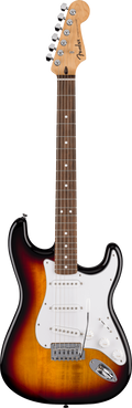 Fender Standard Stratocaster - Laurel Fingerboard - White Pickguard - 3-Color Sunburst