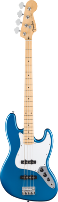 Fender Standard Jazz Bass - Maple Fingerboard - White Pickguard - Aqua Marine Metallic