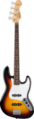 Fender Standard Jazz Bass - Laurel Fingerboard - White Pickguard - 3-Color Sunburst