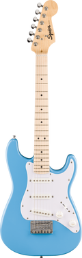 Squier Mini Stratocaster - Maple Fingerboard - White Pickguard - California Blue