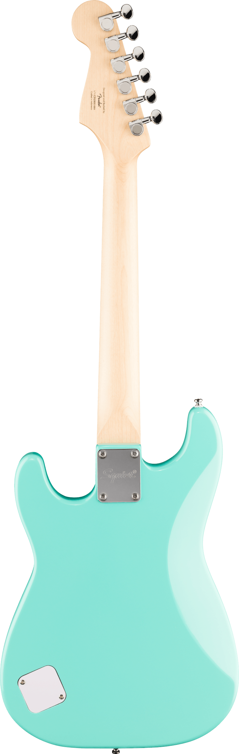 Squier Mini Stratocaster - Maple Fingerboard - White Pickguard - Sea Foam Green