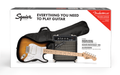 Squier Sonic Stratocaster Pack - Maple Fingerboard - 2-Color Sunburst