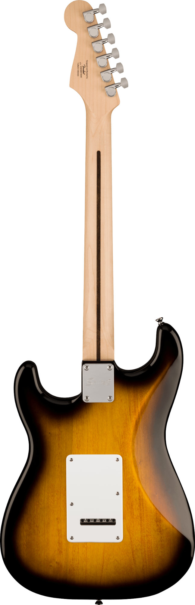 Squier Sonic Stratocaster - Maple Fingerboard - White Pickguard - 2-Color Sunburst