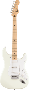 Squier FSR Sonic Stratocaster - Maple Fingerboard - White Pickguard - Arctic White