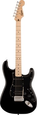 Squier Sonic Stratocaster HSS - Maple Fingerboard - Black Pickguard - Black