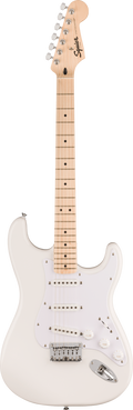 Squier Sonic Stratocaster HT - Maple Fingerboard - White Pickguard - Arctic White