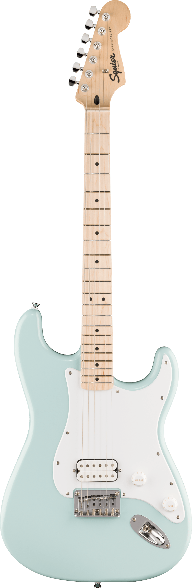 Squier Sonic Stratocaster HT H - Maple Fingerboard - White Pickguard - Sonic Blue