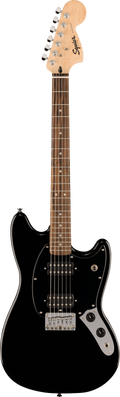 Squier Sonic Mustang HH - Laurel Fingerboard - Black Pickguard - Black