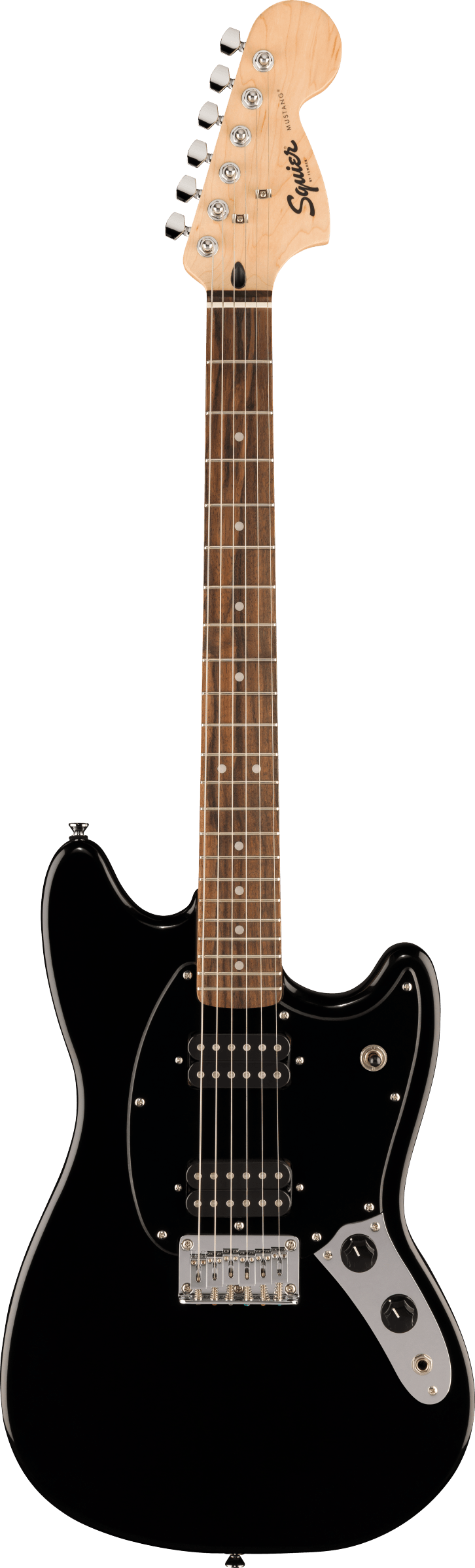 Squier Sonic Mustang HH - Laurel Fingerboard - Black Pickguard - Black