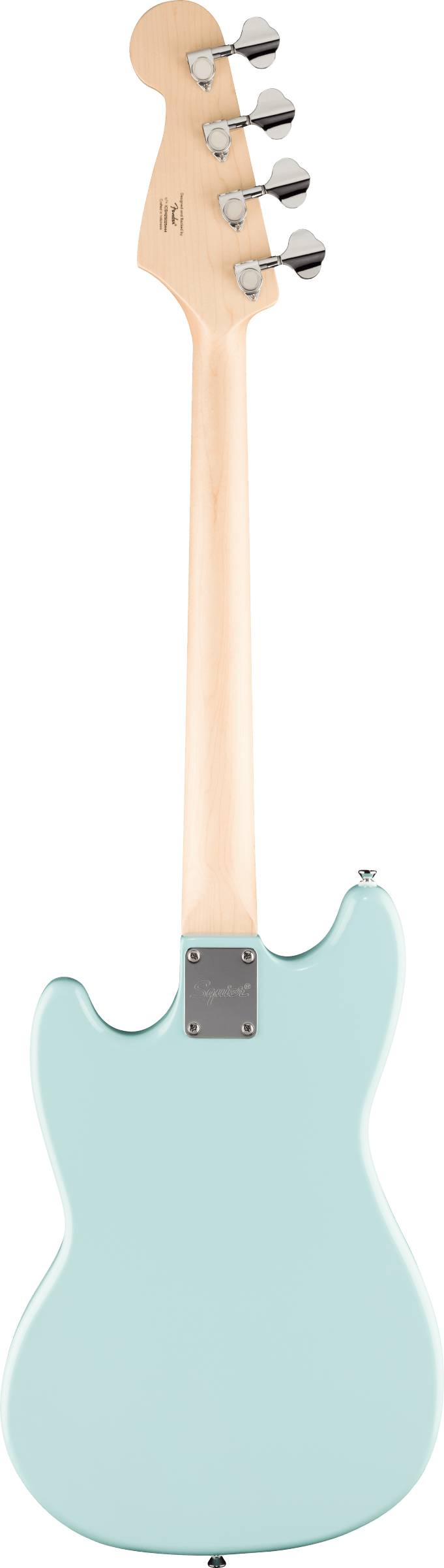 Squier Sonic Bronco Bass - Laurel Fingerboard - White Pickguard - Daphne Blue