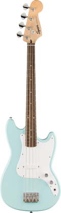 Squier Sonic Bronco Bass - Laurel Fingerboard - White Pickguard - Daphne Blue