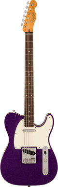 Squier FSR Classic Vibe Baritone Custom Telecaster - Laurel Fingerboard - Parchment Pickguard - Purple Sparkle