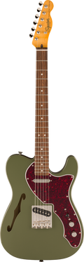 Squier FSR Classic Vibe '60s Telecaster Thinline - Laurel Fingerboard - Tortoiseshell Pickguard - Antique Olive