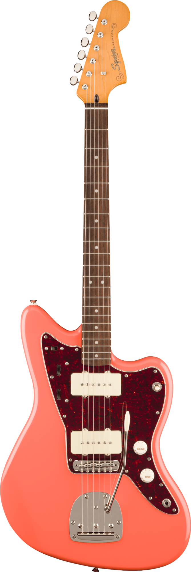 Squier Classic Vibe '60s Jazzmaster - Laurel Fingerboard - Tortoishell Pickguard - Tahitian Coral