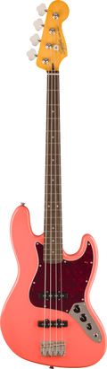 Squier Classic Vibe '60s Jazz Bass - Laurel Fingerboard - Tortoishell Pickguard - Tahitian Coral