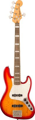 Squier Classic Vibe Active '70s Jazz Bass V - Laurel Fingerboard - White Pearloid Pickguard - Sienna Sunburst