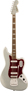 Squier FSR Classic Vibe Bass VI - Laurel Fingerboard - Tortoiseshell Pickguard - Matching Headstock - Silver Sparkle