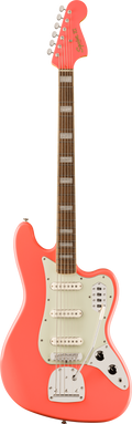 Squier FSR Classic Vibe Bass VI - Laurel Fingerboard - Mint Pickguard - Matching Headstock - Tahitian Coral