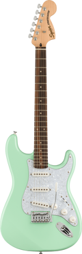 Squier FSR Affinity Series Stratocaster - Laurel Fingerboard - White Pearloid Pickguard - Surf Green