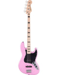 Squier FSR Affinity Series Active Jazz Bass - Maple Fingerboard - Black Pickguard - Flash Pink