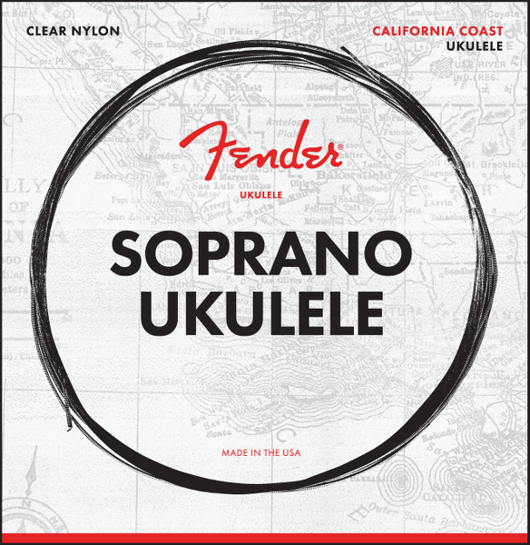 Fender California Coast Ukulele Soprano String Set