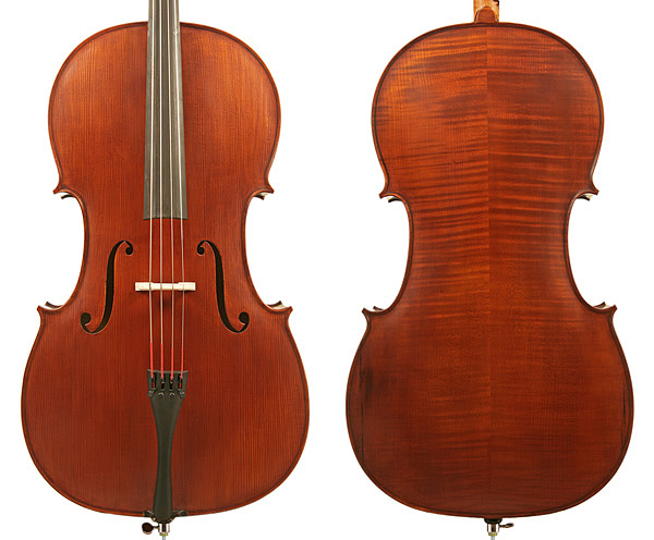 Gliga I 4/4 Size Cello Outfit - Dark Antique Finish