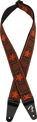 Fender Pasadena Woven Strap - Orange Wallflower - 2"