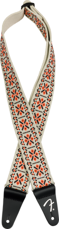 Fender Pasadena Woven Strap - Lattice Orange - 2"