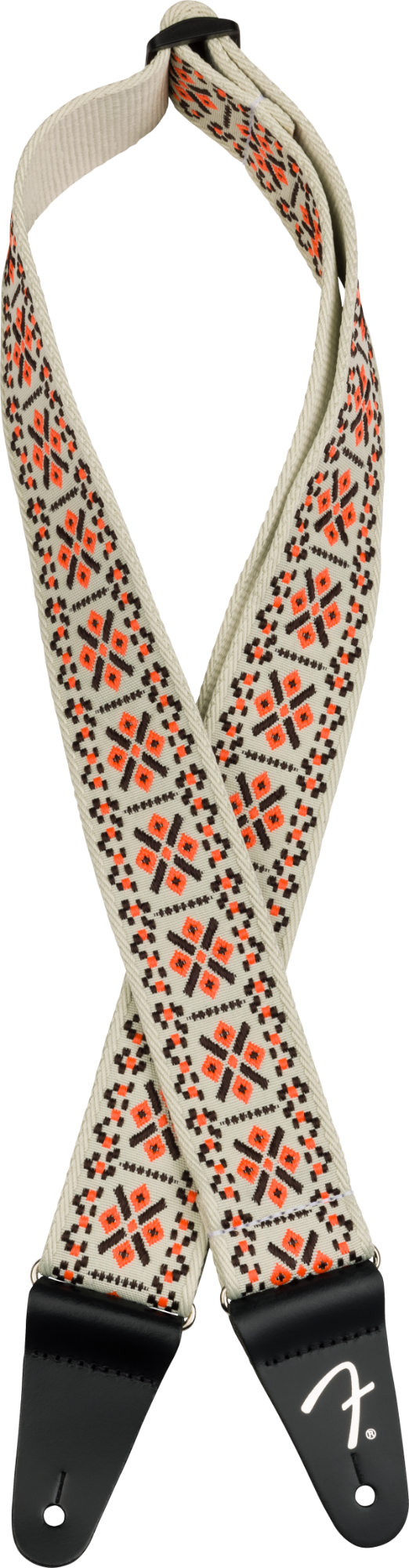 Fender Pasadena Woven Strap - Lattice Orange - 2"