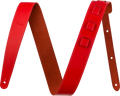 Fender Essentials Leather Strap - Red