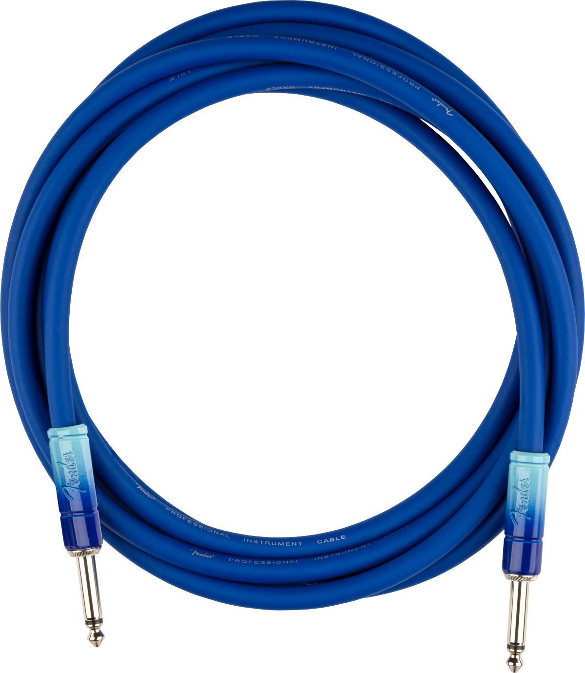Fender Ombré Instrument Cable - Straight/Straight - 10' - Belair Blue