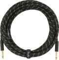 Fender Deluxe Series Instrument Cable 18.6ft - Black Tweed