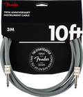 Fender 10' Anniversary Instrument Cable - Grey