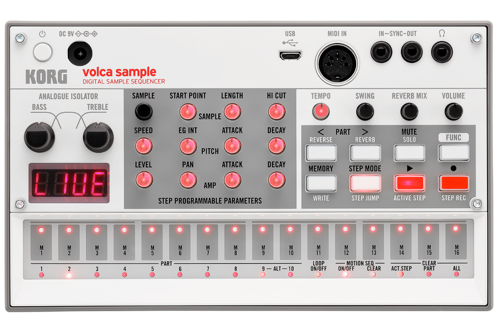 Korg Volca Sample v2 Digital Sample Sequencer