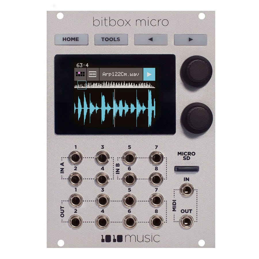 1010 Music Bitbox Micro - Compact Sampling Module (Eurorack Module)