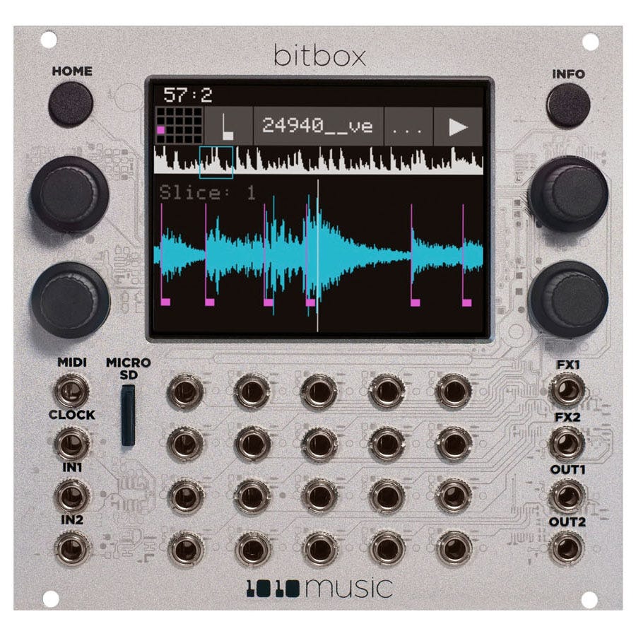 1010 Music Bitbox Mk2 Intuitive Sampling Module (Eurorack Module)