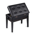 Conner PJ007 Deluxe Adjustable Piano Bench w/Storage - Ebony