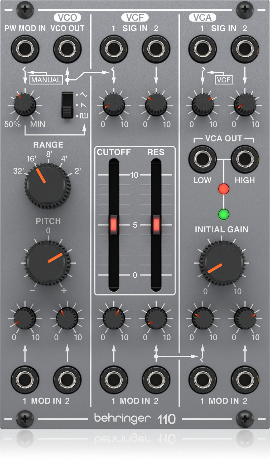 Behringer VCO / VCF / VCA Analog Eurorack Module 110